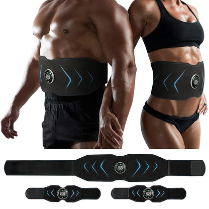 Muscle Stimulator Body Slimming Belt Electric Abdominal Trainer  Toner Weight Loss New Smart EMS Fitness Vibration Belt Unisex