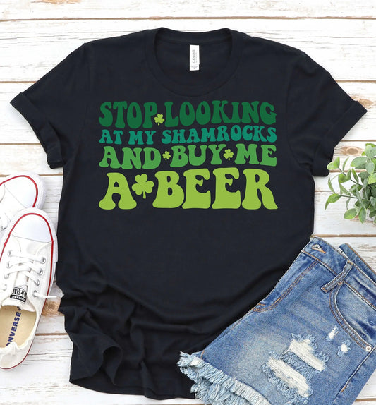 St Patricks Day T Shirt Group Drinking Matching Irish Shamrock Holiday