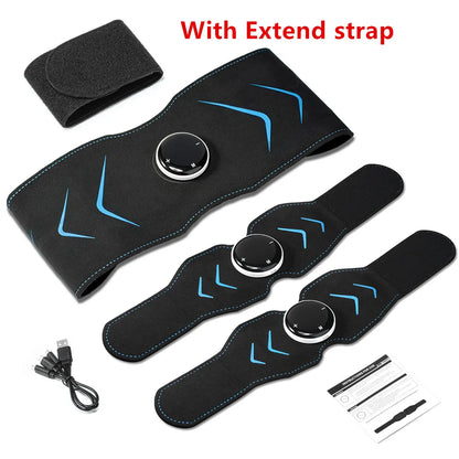 Muscle Stimulator Body Slimming Belt Electric Abdominal Trainer  Toner Weight Loss New Smart EMS Fitness Vibration Belt Unisex