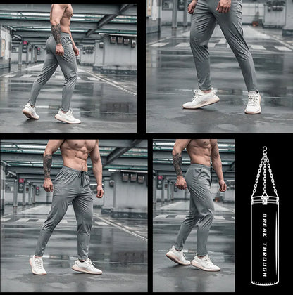 Men Sport Trousers with Pockets Running Workout Pants Quick Dry Training Jogger Sweatpants High Quality Fitness Bottoms