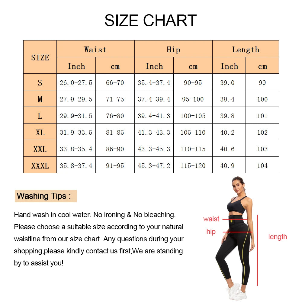 SEXYWG Women Sauna Pants Waist Trainer Tummy Control Slimming Sweat Leggings Mid Waist Weight Loss Trousers Workout Running